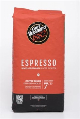 Kávé, pörkölt, szemes, 1000 g, CAFFÉ VERGNANO "Espresso"