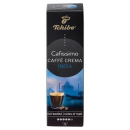 Kávékapszula, 10 db, TCHIBO "Cafissimo Caffé Crema India"